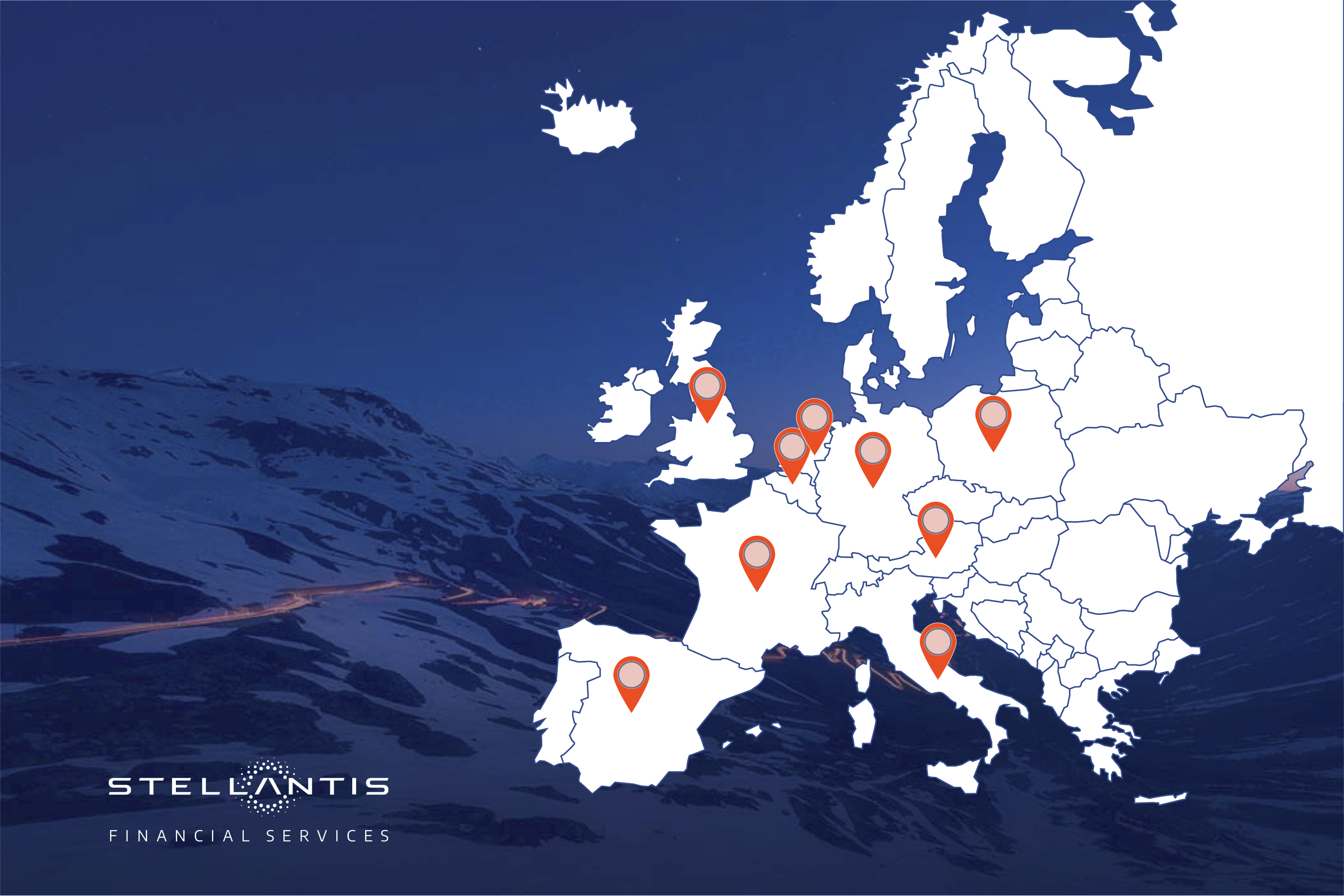 Implantation En Europe | Stellantis Financial Services